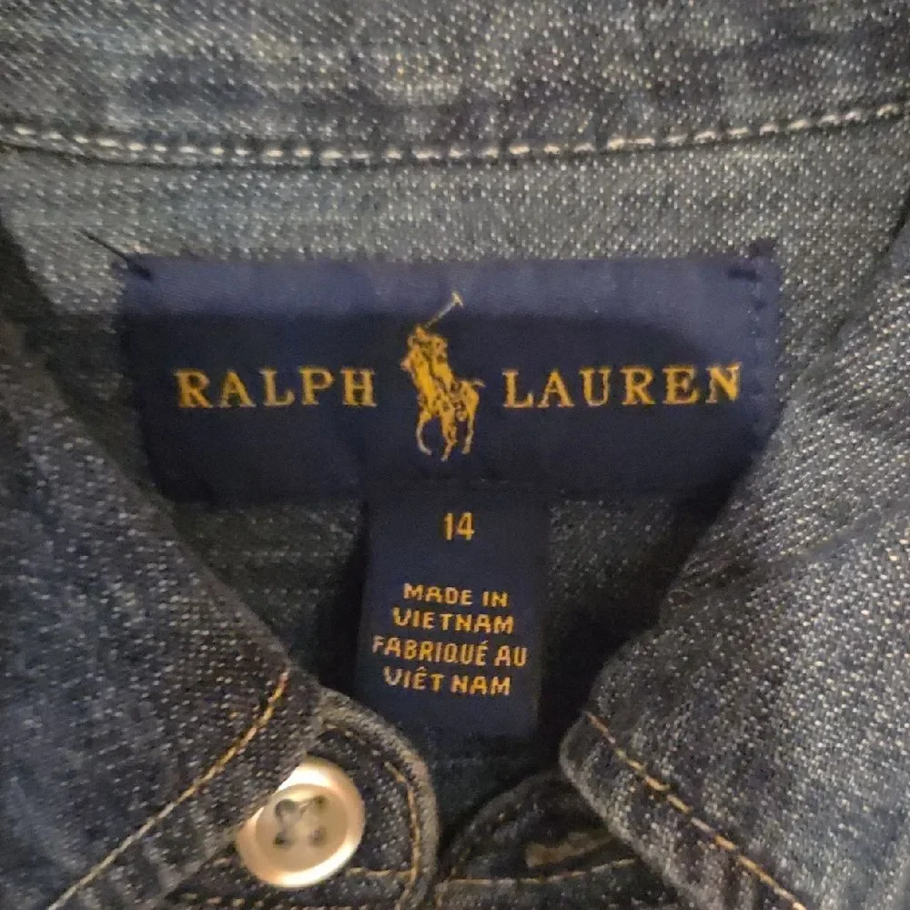 Ralph Lauren Blue Denim Shirt